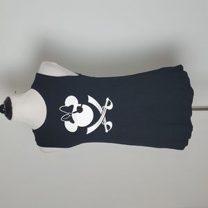 Minnie Pirate black tank top Pirates of the Caribbean tee